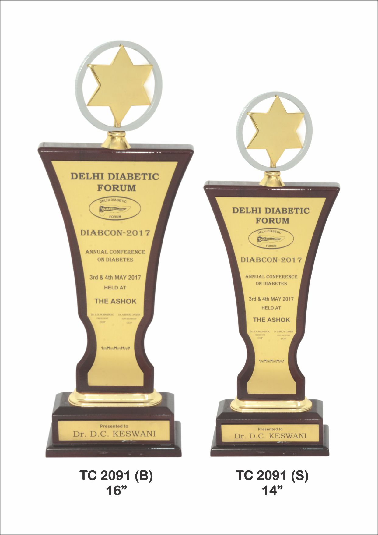 Wooden trophy supplier in Faridabad